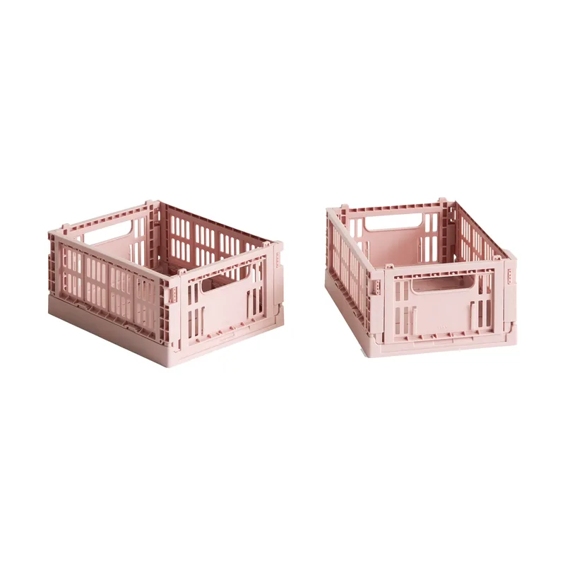 HAY Colour Crate Mini 2er-Pack 13x17 cm Blush by HAY – product photo