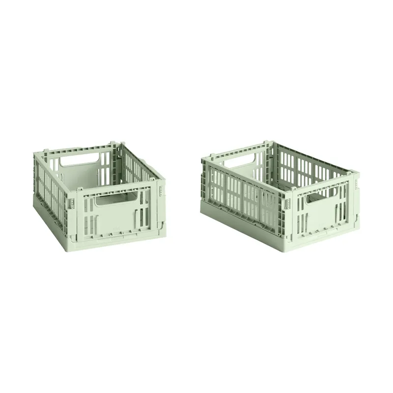 HAY Colour Crate Mini 2er-Pack 13x17 cm Mint by HAY – product photo
