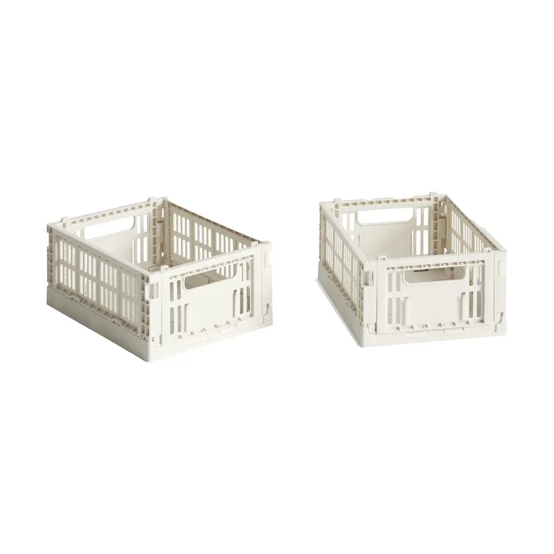 HAY Colour Crate Mini 2er-Pack 13x17 cm Off white by HAY – product photo