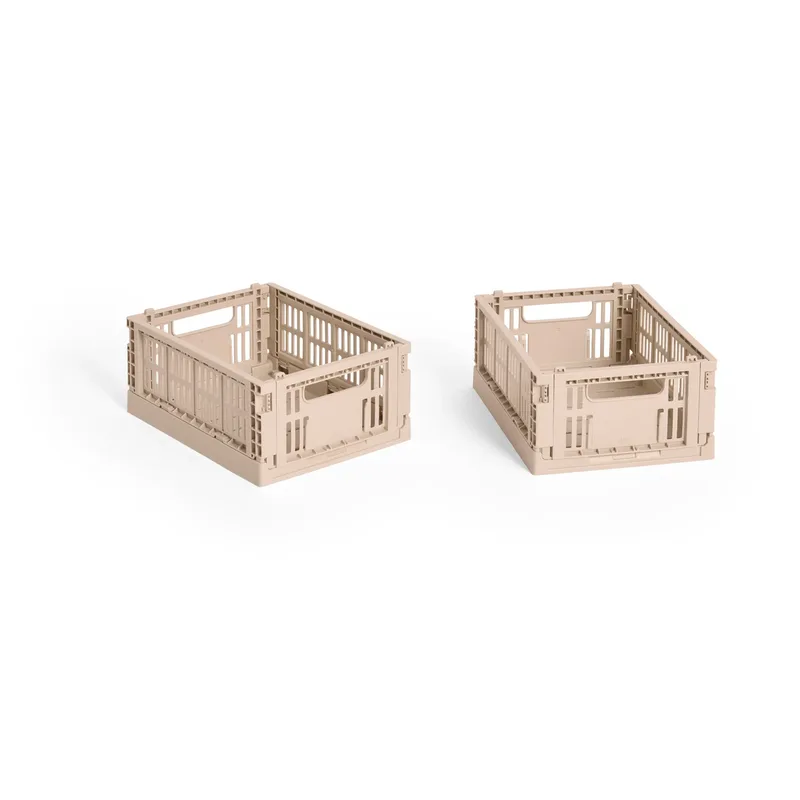 HAY Colour Crate Mini 2er-Pack 13x17 cm Powder by HAY – product photo