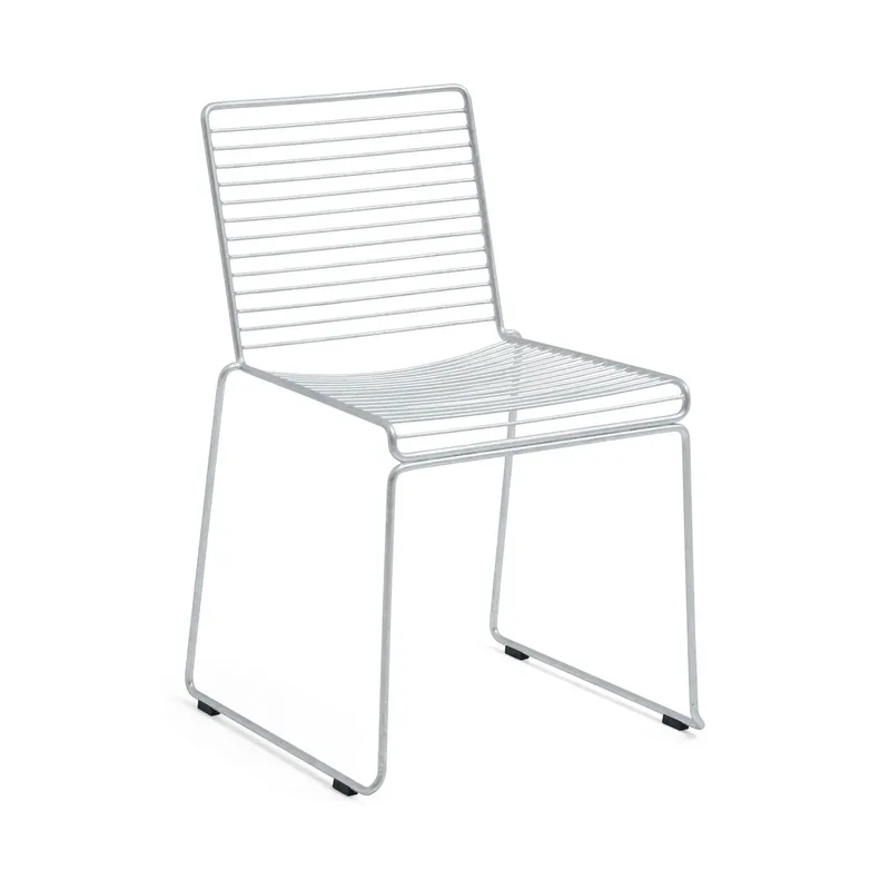 Hee Esszimmerstuhl sled base White von HAY – Produktfoto
