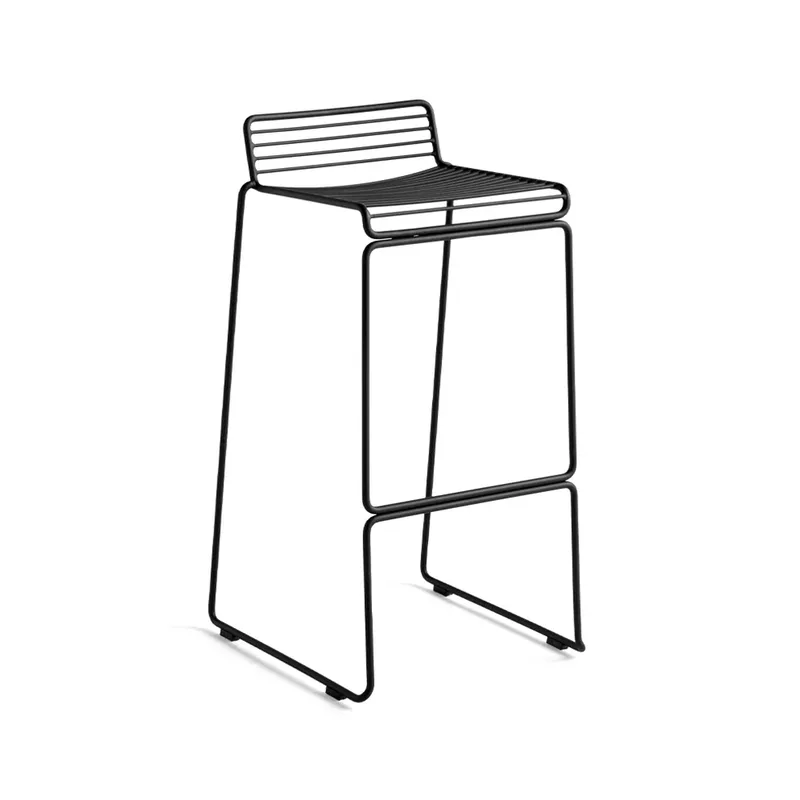 Hee High Barstuhl 75 cm Black by HAY – product photo