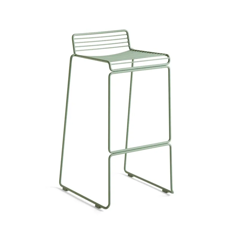 Hee High Barstuhl 75 cm Fall green von HAY – Produktfoto