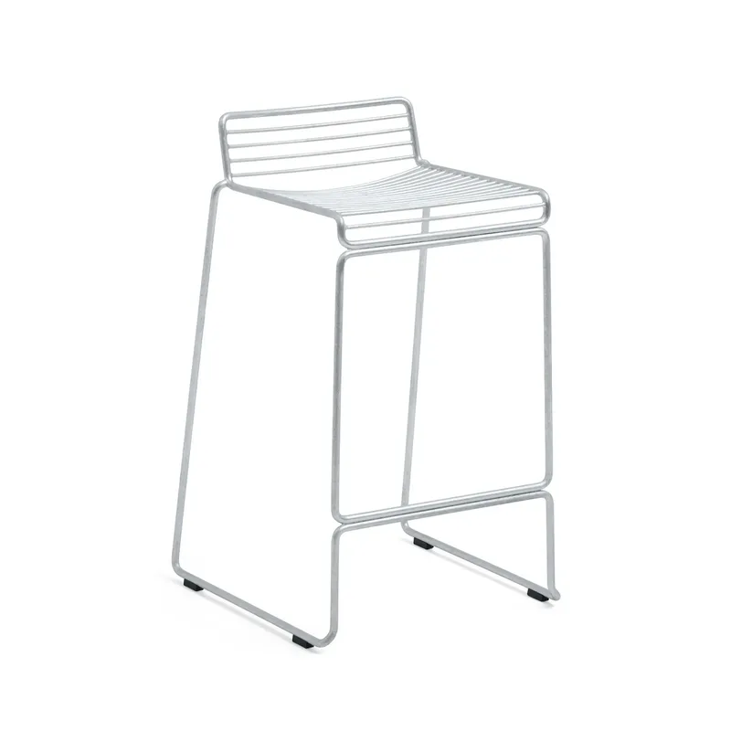 Hee Low Barstuhl 65 cm Galvanized von HAY – Produktfoto