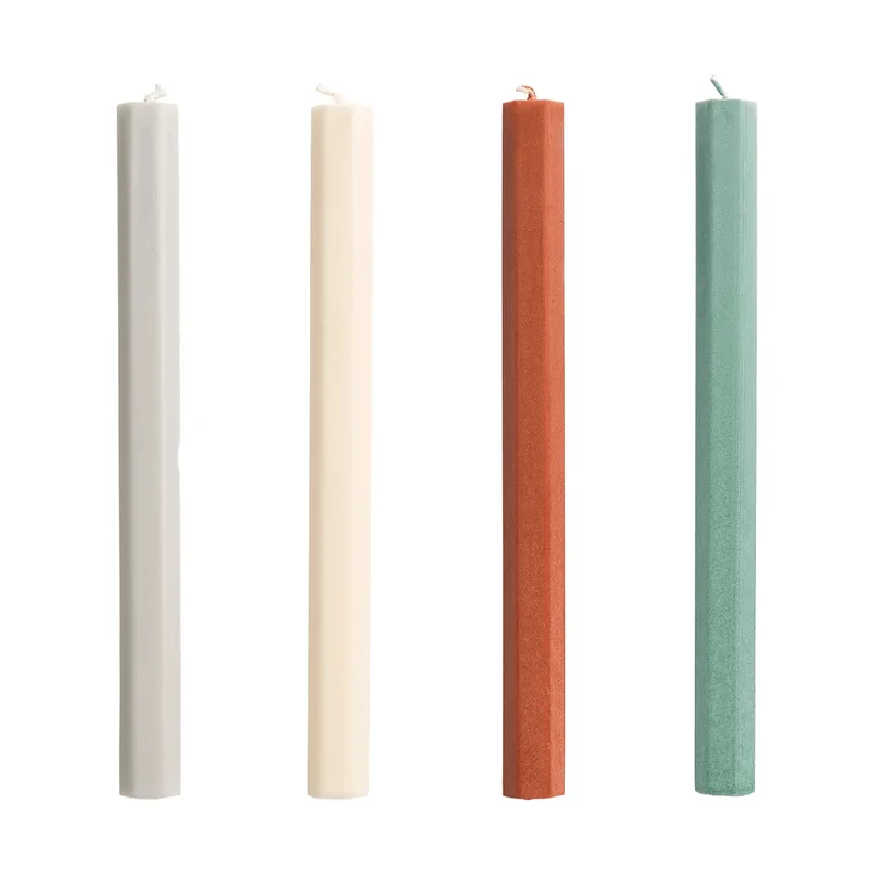 Hexagon Candle Kerzen-Mix 4er-Pack Forest by HAY – product photo