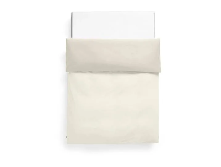 Duo dekbedovertrek 150x210 cm Ivory by HAY – product photo