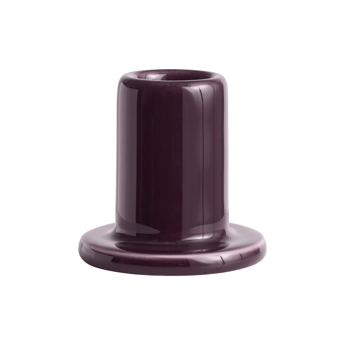 Kerzenleuchter Tube - Violett - emaillierte Fayence van HAY – productfoto