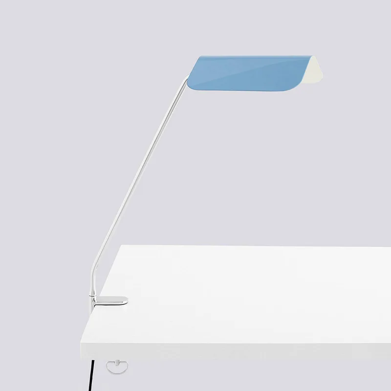 klemlamp Apex, hoogte 43 cm, E14, staal de HAY en Pastelblauw – photo du produit