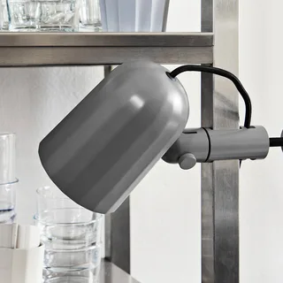 klemlamp Noc Clip, metaal, stekker, E14 by HAY in Dark grey – product photo 2 of 2