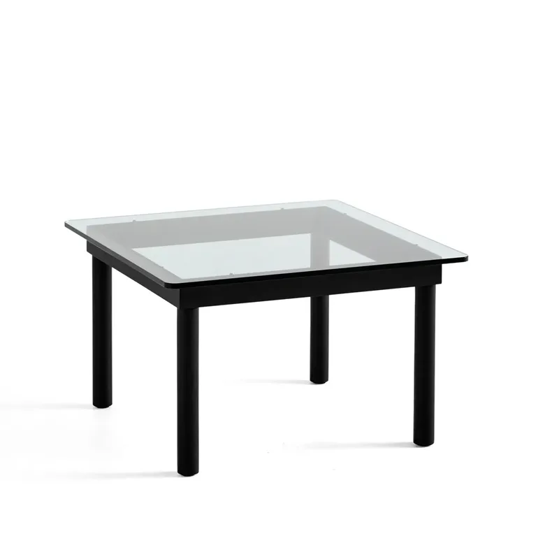 Kofi Couchtisch Black oak-clear glass, 60 cm från HAY – produktbild