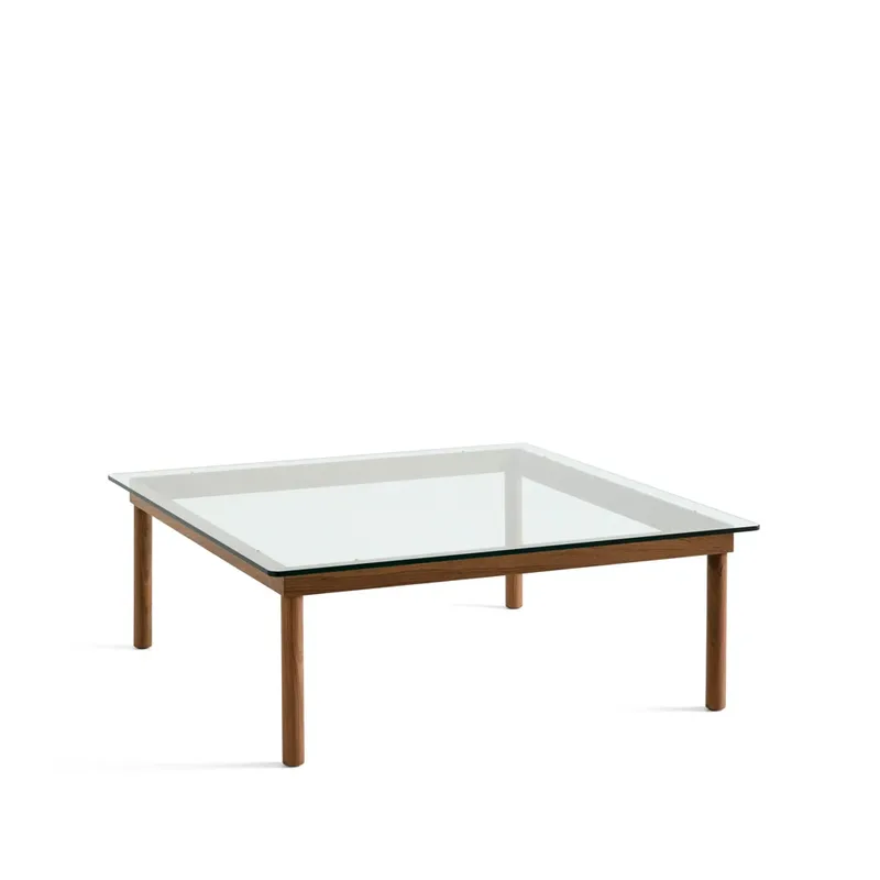 Kofi Couchtisch Walnut-clear glass, 100 cm by HAY – product photo