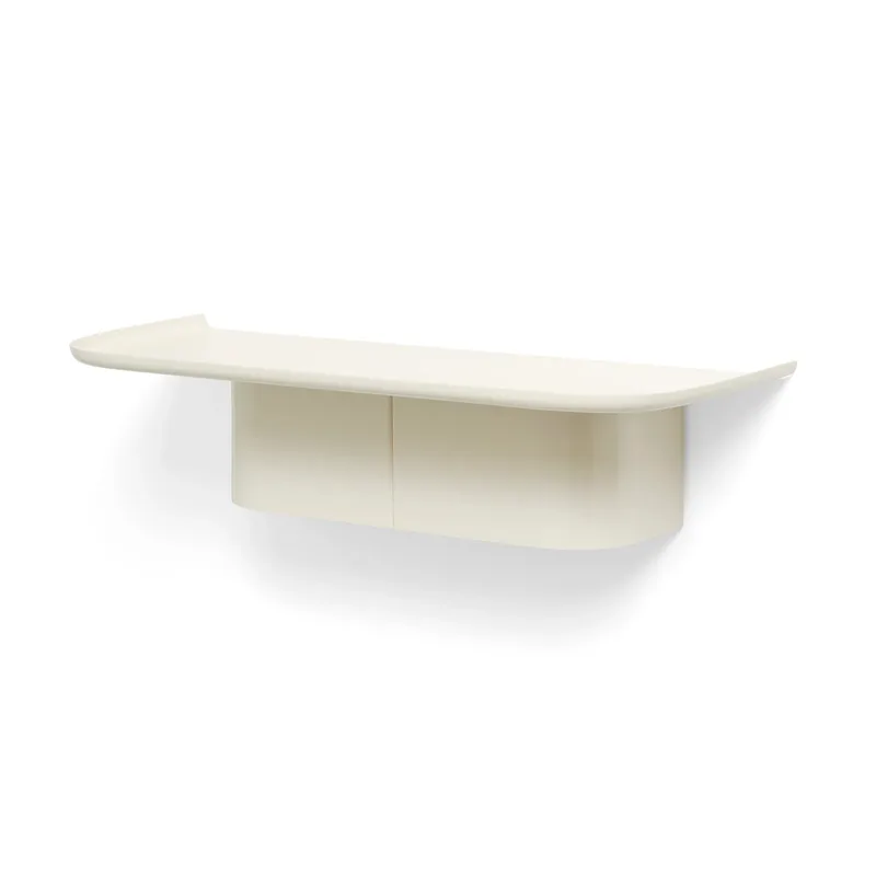 Korpus 4 hook Wandregal M Cream by HAY – product photo
