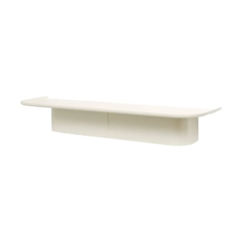 Korpus 7 hooks Wandregal L Cream by HAY – product photo