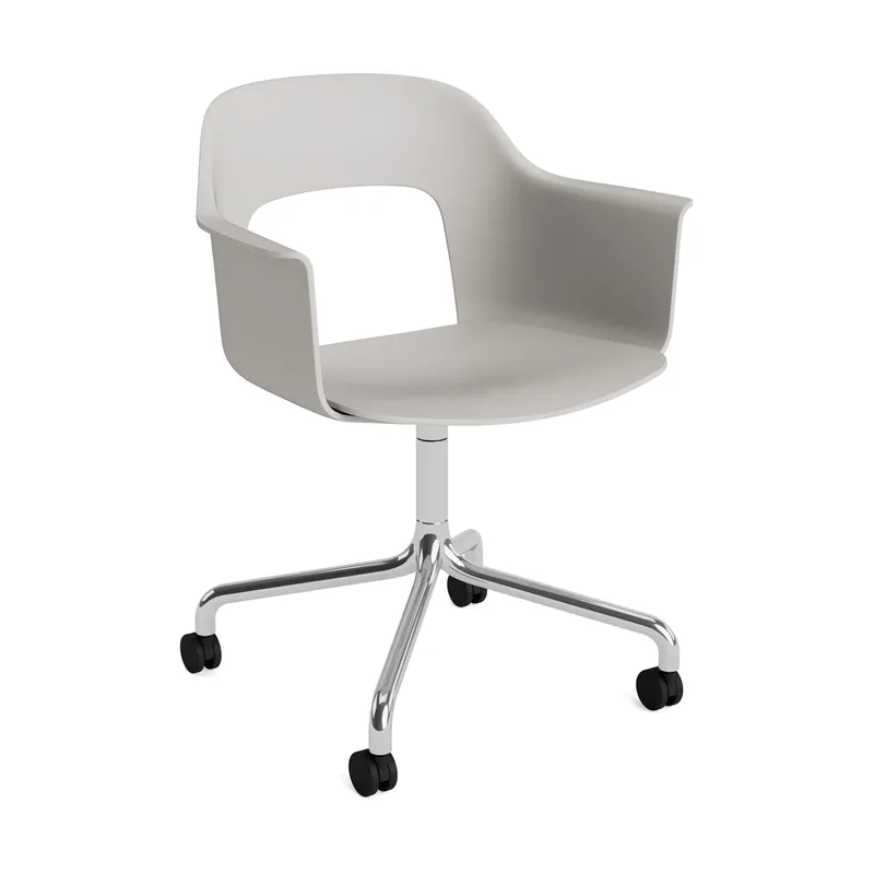 Layout Armchair 261 Stuhl Sky grey-polerad aluminium von HAY – Produktfoto