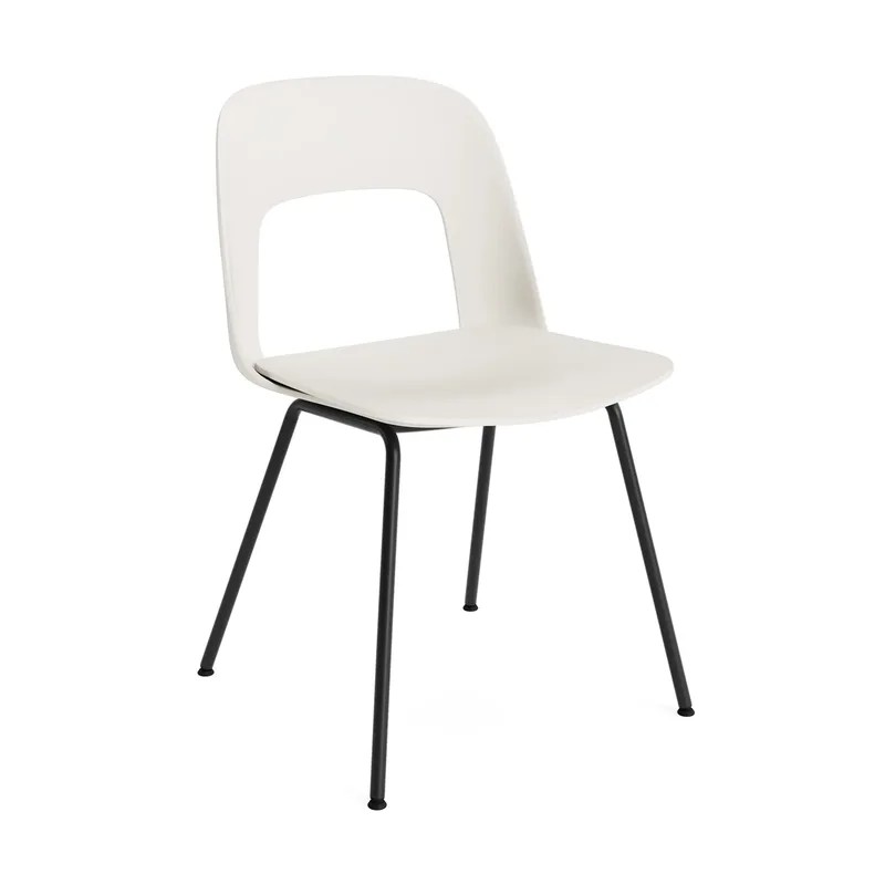 Layout Chair 111 Stuhl Cream white-black von HAY – Produktfoto