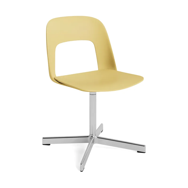 Layout Chair 131 Stuhl Biscotti-polerad aluminium von HAY – Produktfoto