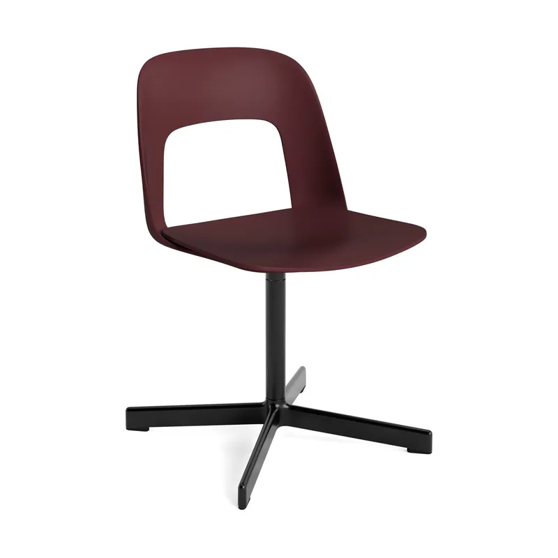 Layout Chair 131 Stuhl Bordeaux-black von HAY – Produktfoto