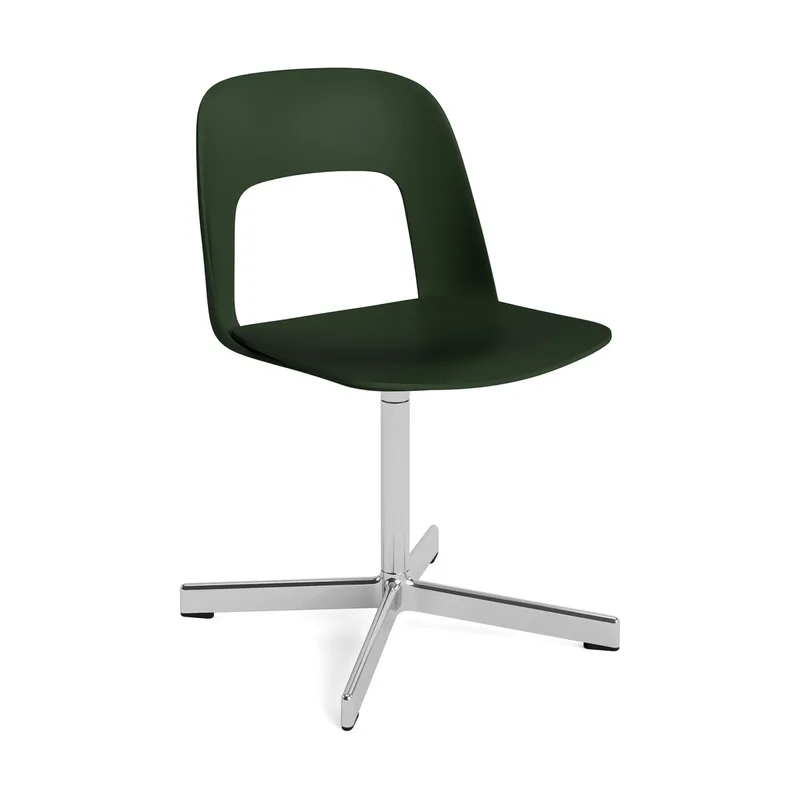 Layout Chair 131 Stuhl Bottle green-polerad aluminium von HAY – Produktfoto