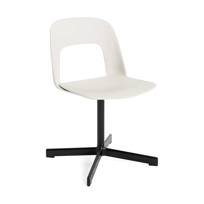 Layout Chair 131 Stuhl Cream white-black von HAY – Produktfoto