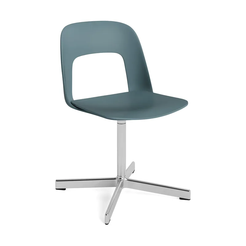 Layout Chair 131 Stuhl Ocean-polerad aluminium von HAY – Produktfoto