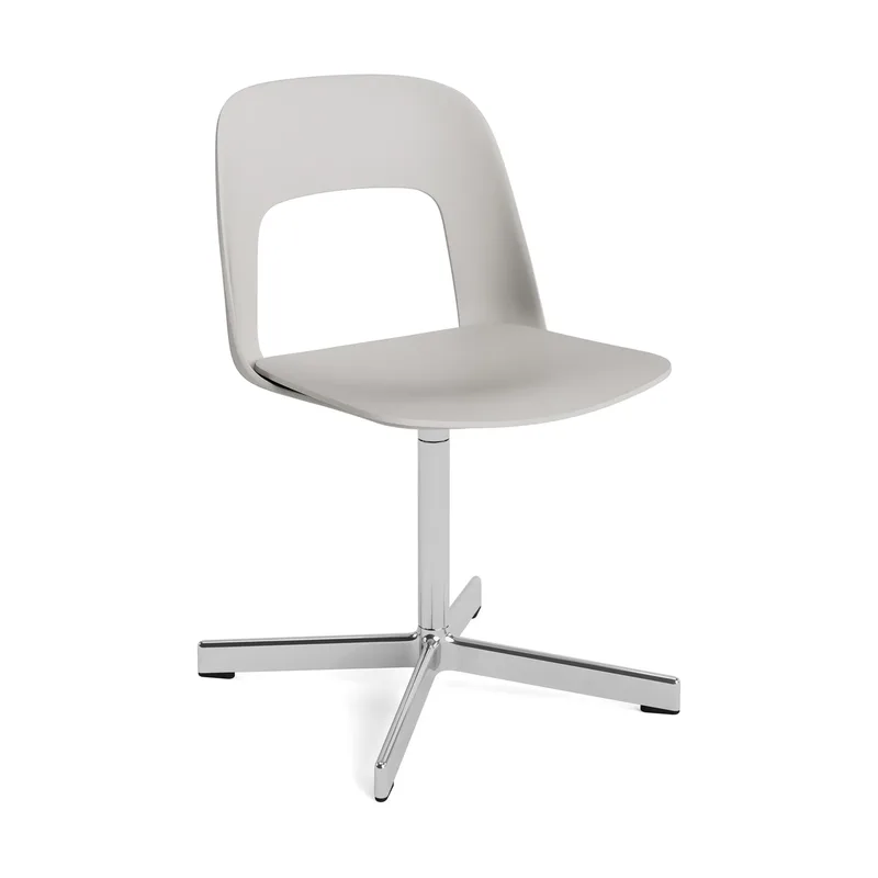 Layout Chair 131 Stuhl Sky grey-polerad aluminium van HAY – productfoto