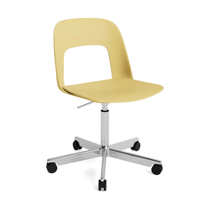 Layout Chair 141 Stuhl Biscotti-polerad aluminium von HAY – Produktfoto