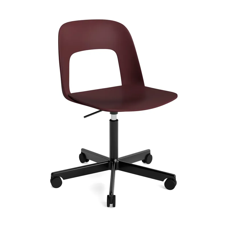 Layout Chair 141 Stuhl Bordeaux-black von HAY – Produktfoto