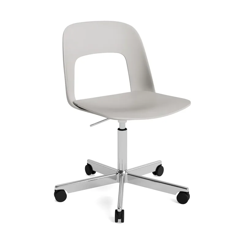 Layout Chair 141 Stuhl Sky grey-polerad aluminium von HAY – Produktfoto