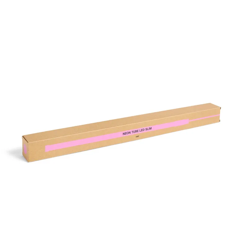 LED-buislamp Neon Tube, PVC, lengte 1,5 m, stekker fra HAY i Lyserød – produktbillede 4 af 5