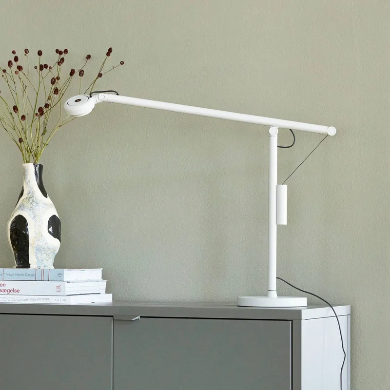 LED bureaulamp Fifty-Fifty, 45 cm, dimbaar by HAY in Grey – product photo
