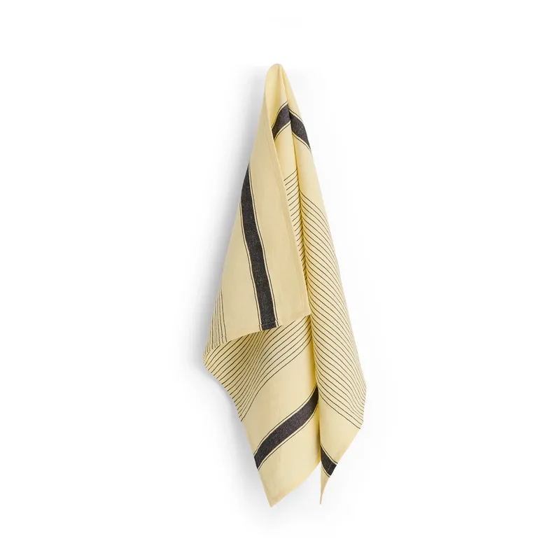 Linear Geschirrtuch 52x80 cm Soft yellow van HAY – productfoto