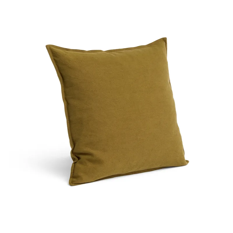 Linen Kissen 50x50 cm Olive fra HAY – produktbillede