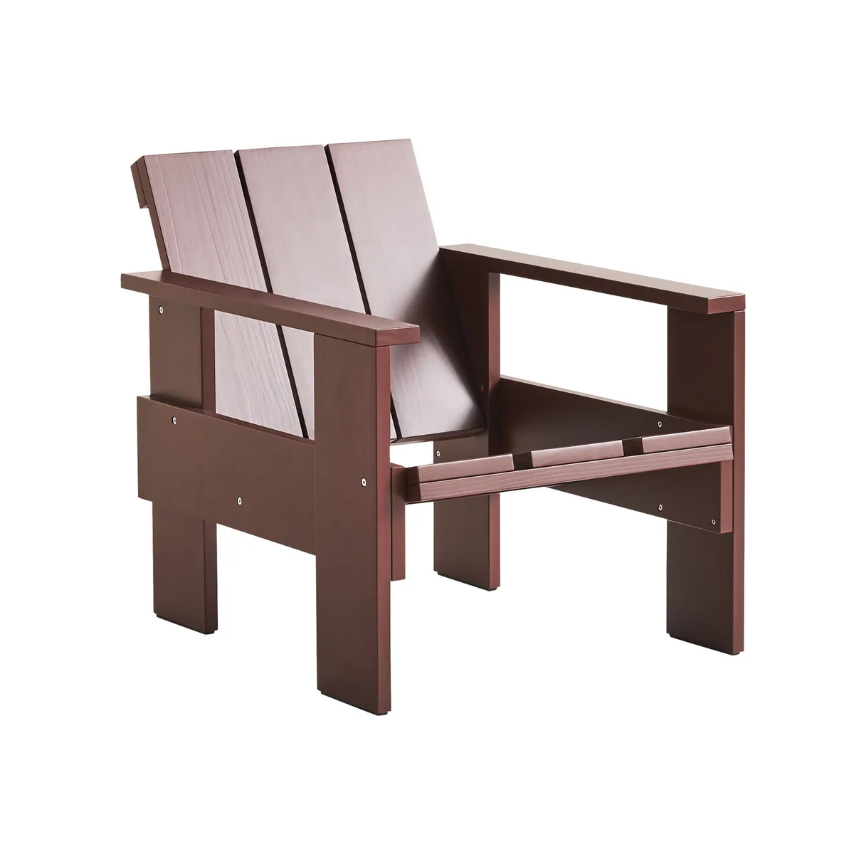 Lounge-Sessel Crate - Rot - Kiefer, massiv - Designer Gerrit Rietveld by HAY – product photo