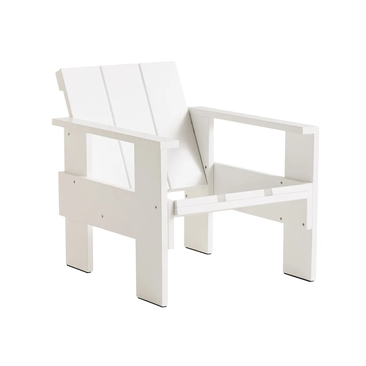 Lounge-Sessel Crate - Weiß - Kiefer, massiv - Designer Gerrit Rietveld de HAY – photo du produit