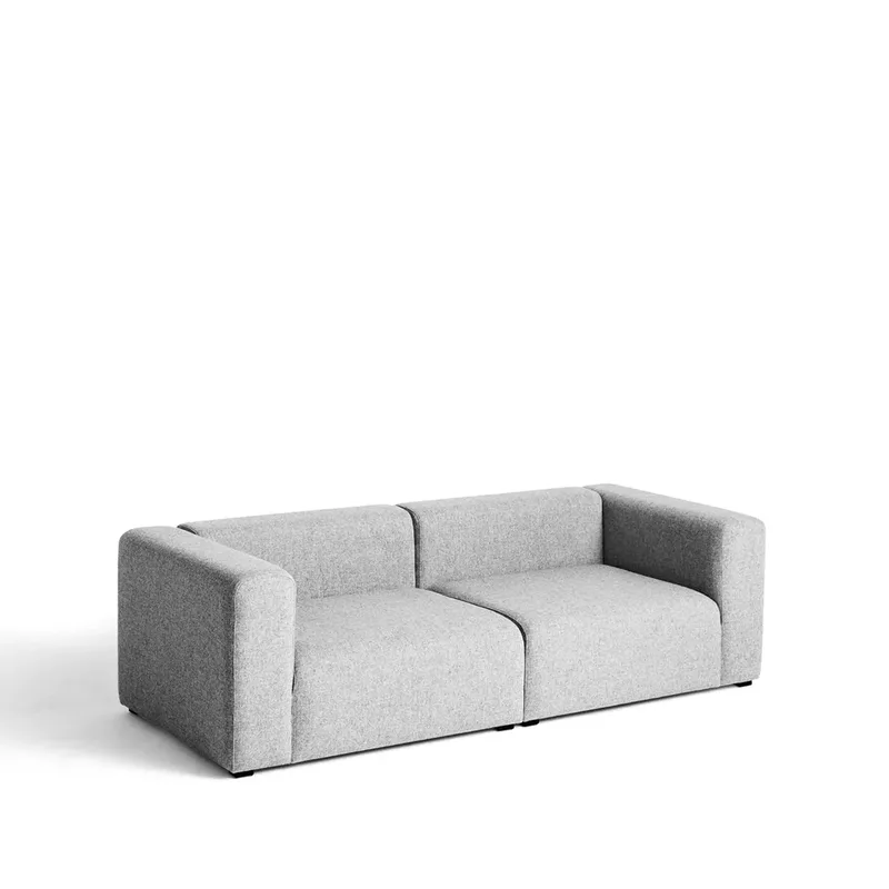 Mags 2,5-Sitzer Sofa Stoff Hallingdal 130 light grey by HAY – product photo