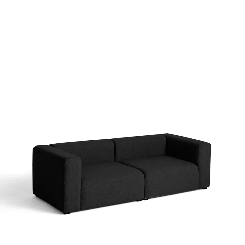Mags 2,5-Sitzer Sofa Stoff Hallingdal 65 190 schwarz by HAY – product photo