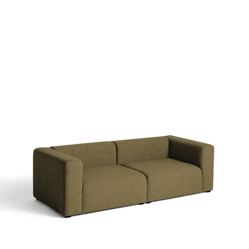 Mags 2,5-Sitzer Sofa Stoff Hallingdal 65 224 brown by HAY – product photo