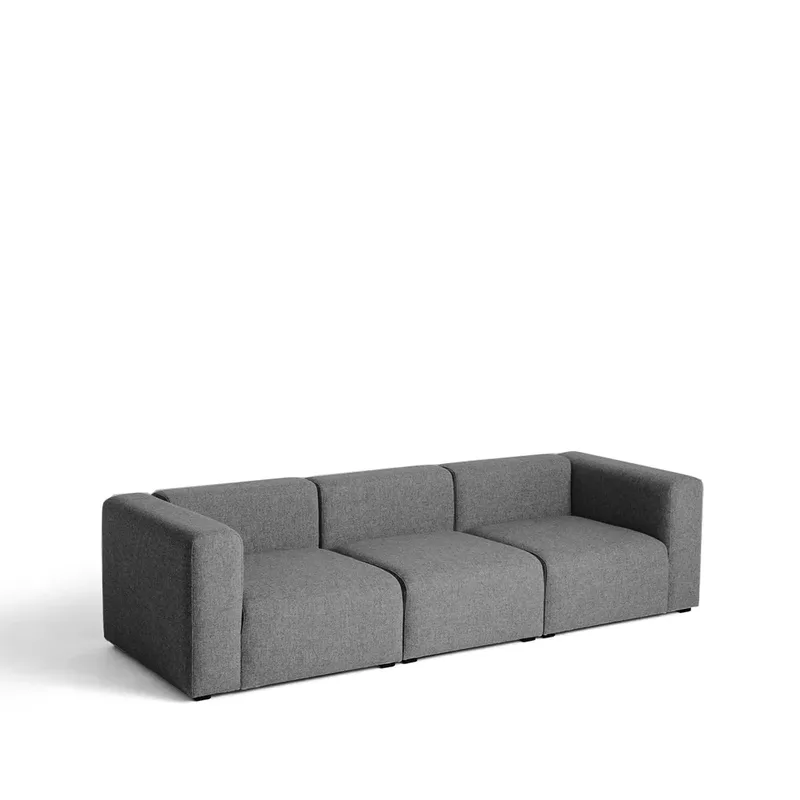 Mags 3-Sitzer Sofa Stoff Hallingdal 65 153 grey by HAY – product photo