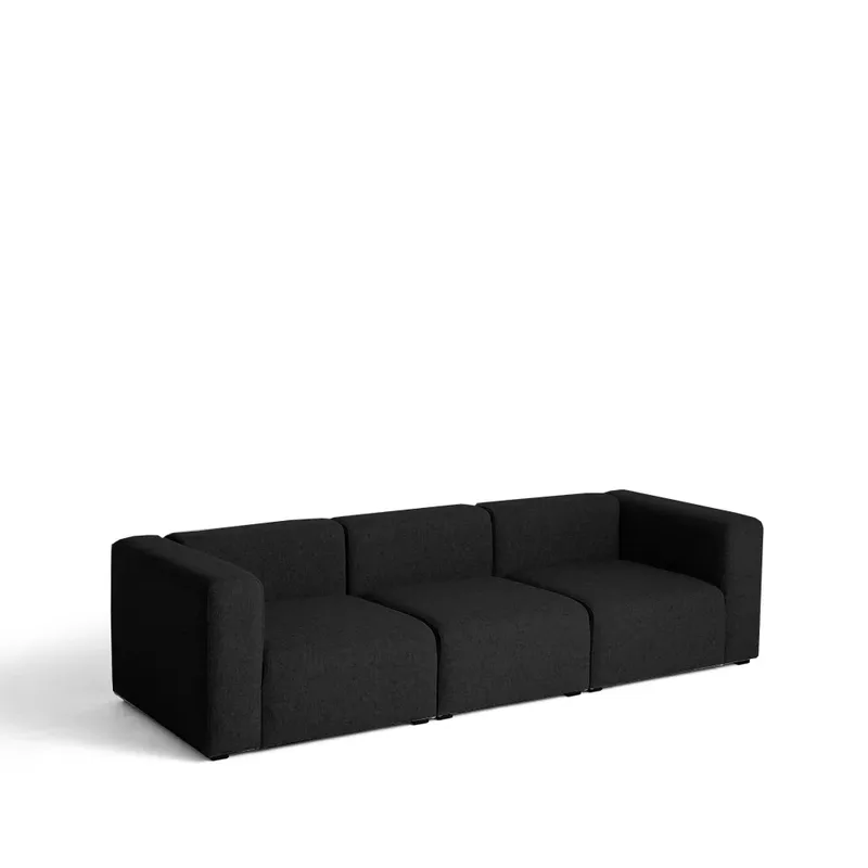 Mags 3-Sitzer Sofa Stoff Hallingdal 65 190 schwarz van HAY – productfoto