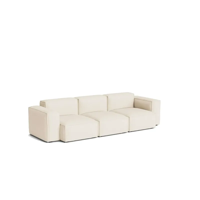 Mags Soft Low Armrest Sofa 2,5-Sitzer Kombination 1 Turf cream, abnehmbarer Bezug by HAY – product photo
