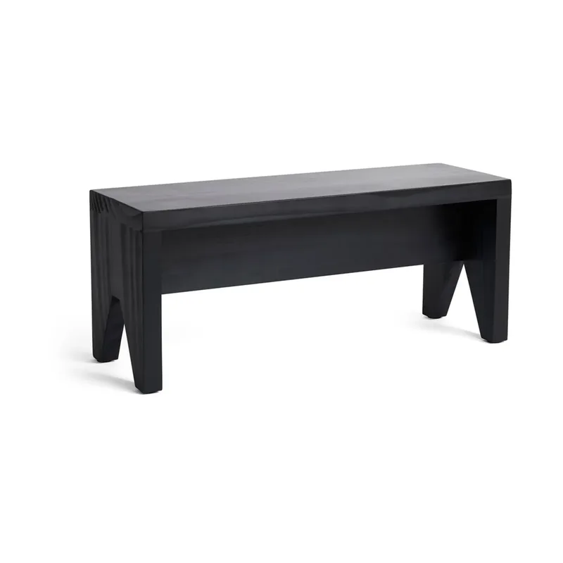 Manolito Long Hocker Black, 60 cm von HAY – Produktfoto