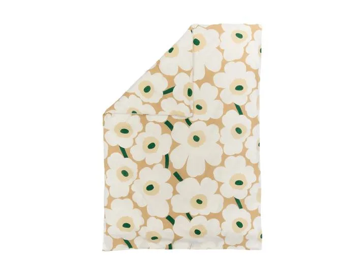 Marimekko Unikko dekbedovertrek 150x210 cm Sand-off white-hay-emerald van HAY – productfoto