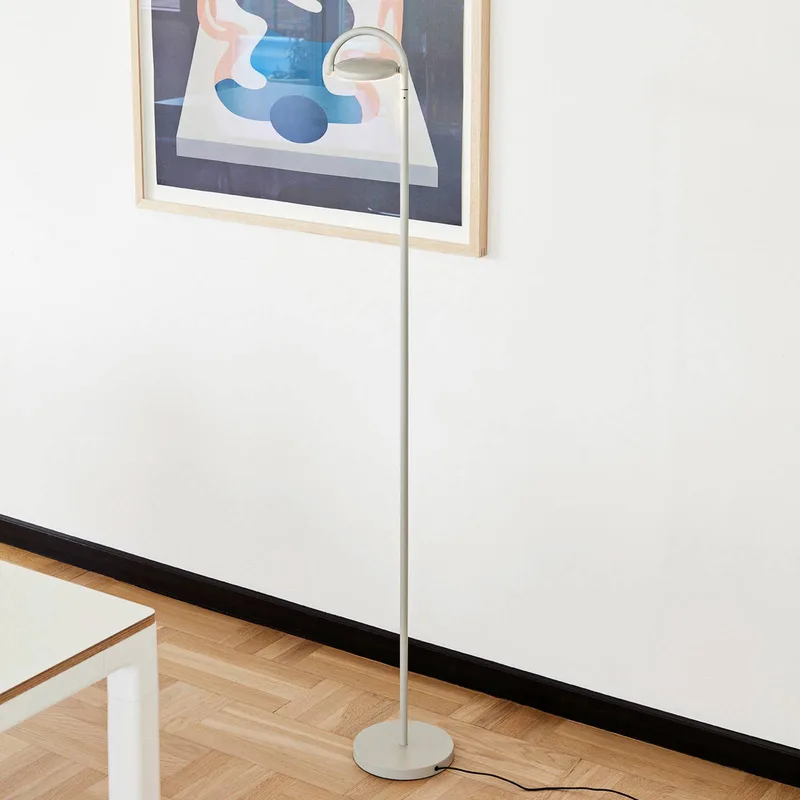 Marselis LED vloerlamp instelbaar by HAY in Grey – product photo