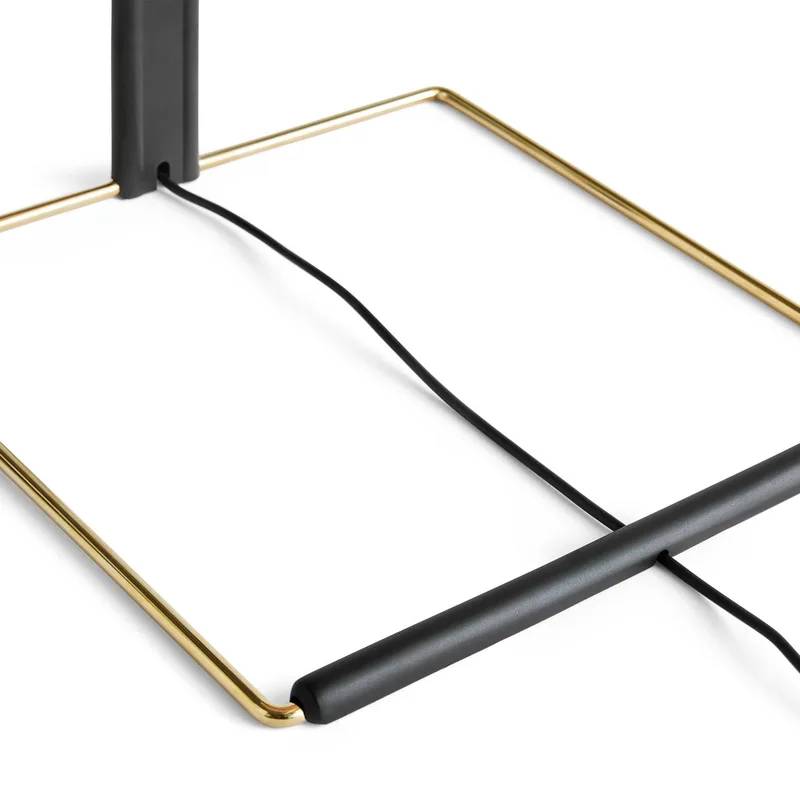 Matin 380 LED tafellamp met plooi, groen by HAY in Green, Brass – product photo 5 of 5