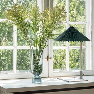 Matin 380 LED tafellamp met plooi, groen by HAY in Green, Brass – product photo 2 of 5