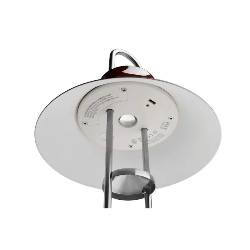 Mousqueton Portable Tafellamp Oyster White de HAY – photo du produit
