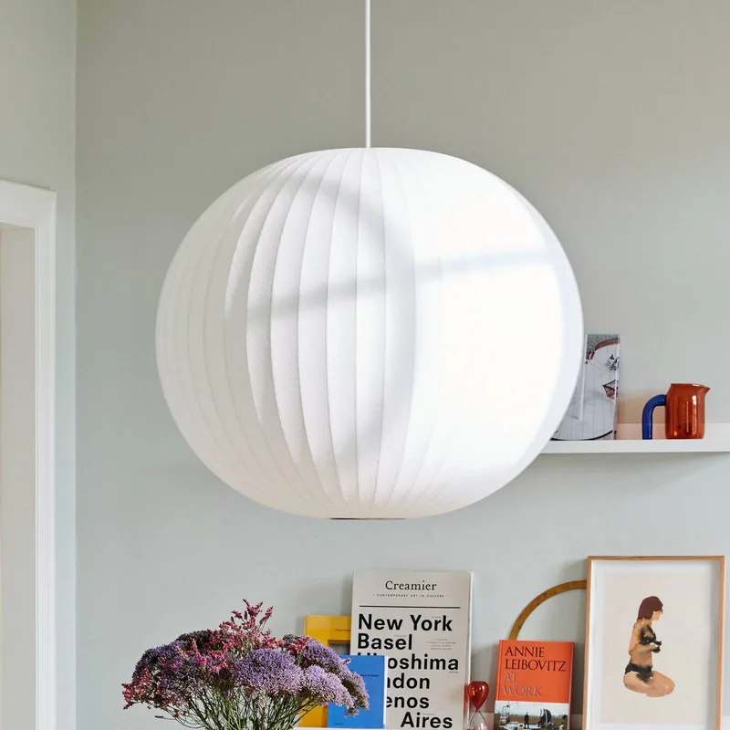 Nelson Ball Bubble hanglamp L Ø 68 cm by HAY in White – product photo