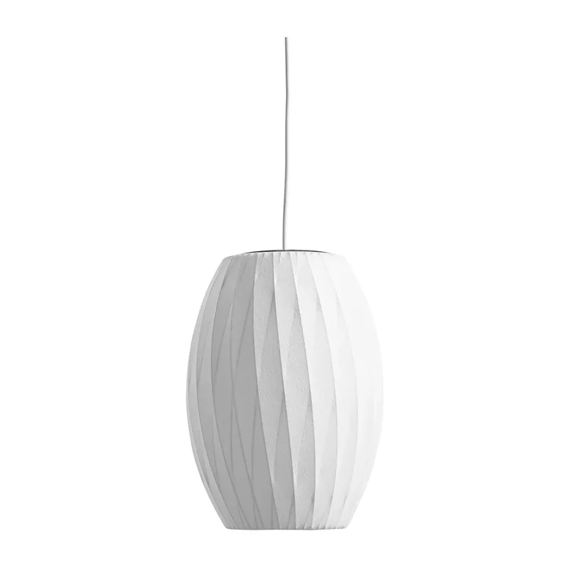 Nelson Bubble Cigar crisscross Pendelleuchte S Off white de HAY – photo du produit