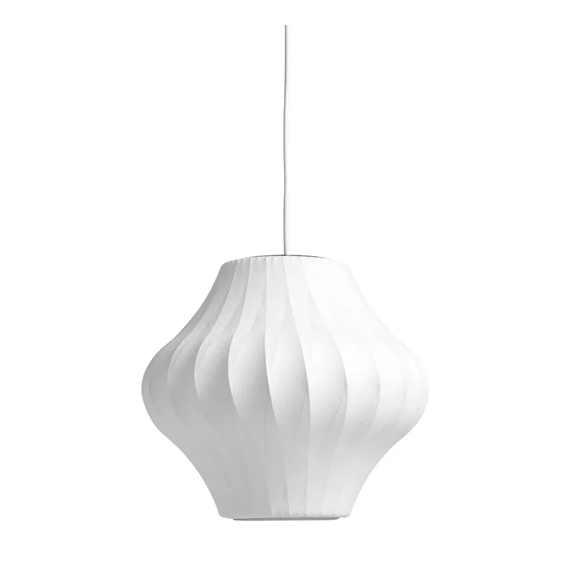 Nelson Bubble Pear crisscross Pendelleuchte S Off white by HAY – product photo