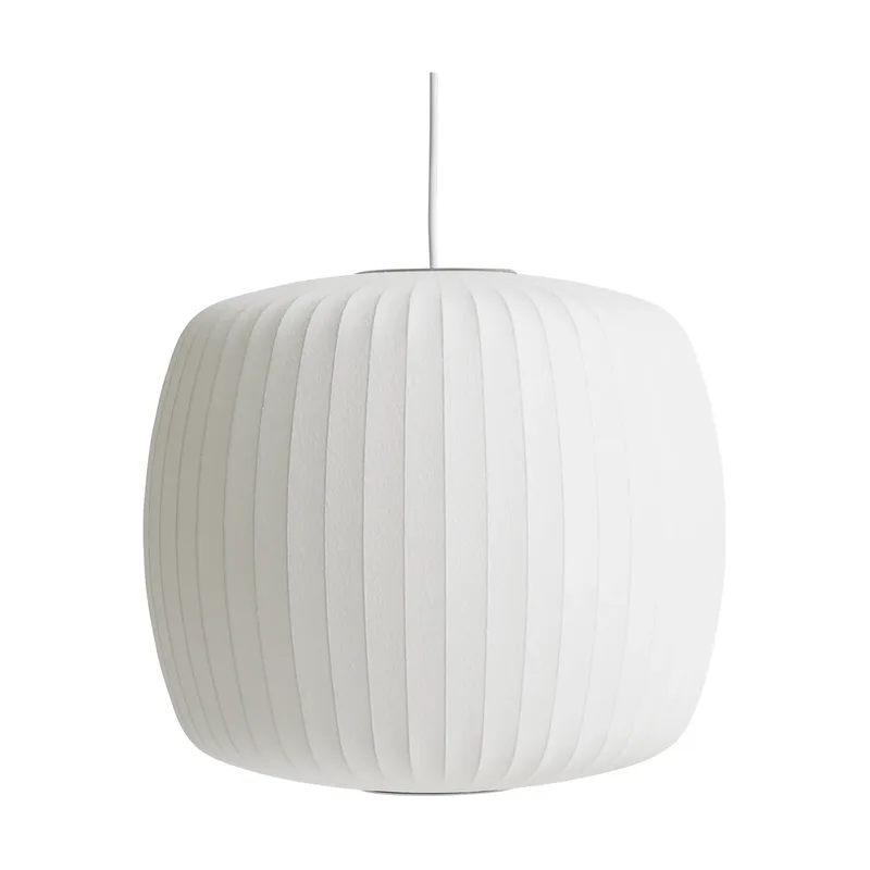 Nelson Bubble Roll Pendelleuchte M Off white de HAY – photo du produit